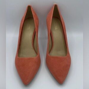Michael Michael Kors Pink-Grapefruit Suede Shoes SZ 7.5M